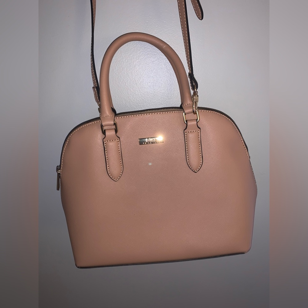 Trina Turk NWOT tan purse w/long strap
